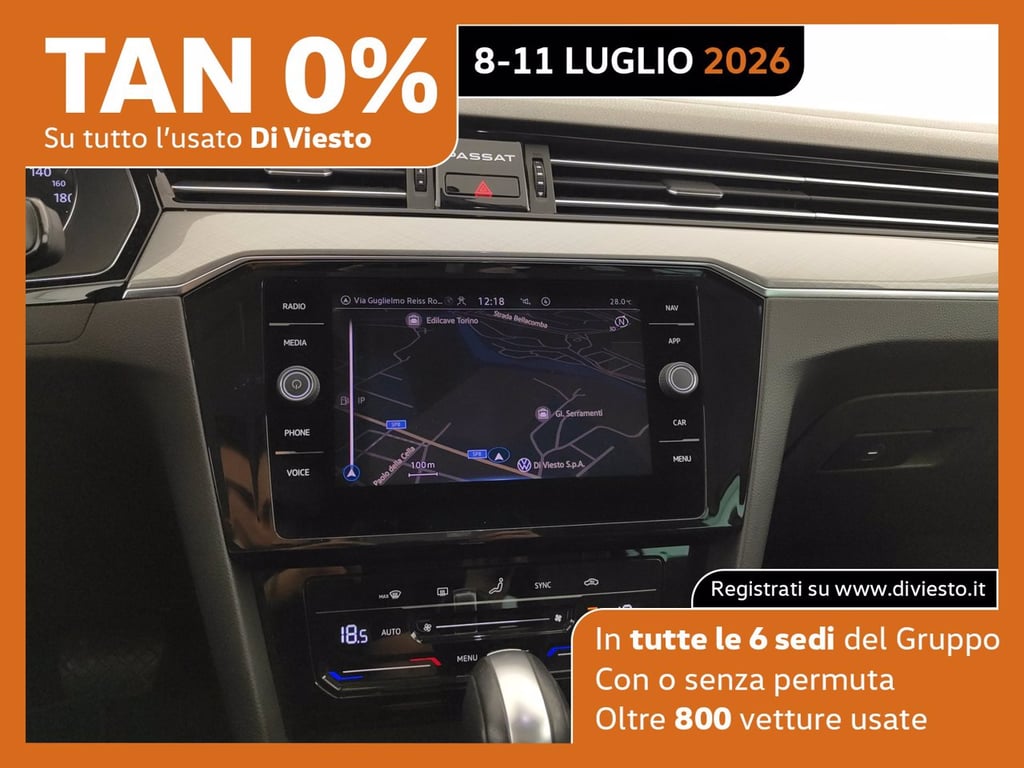 VOLKSWAGEN Passat variant 2.0 tdi business 150cv dsg