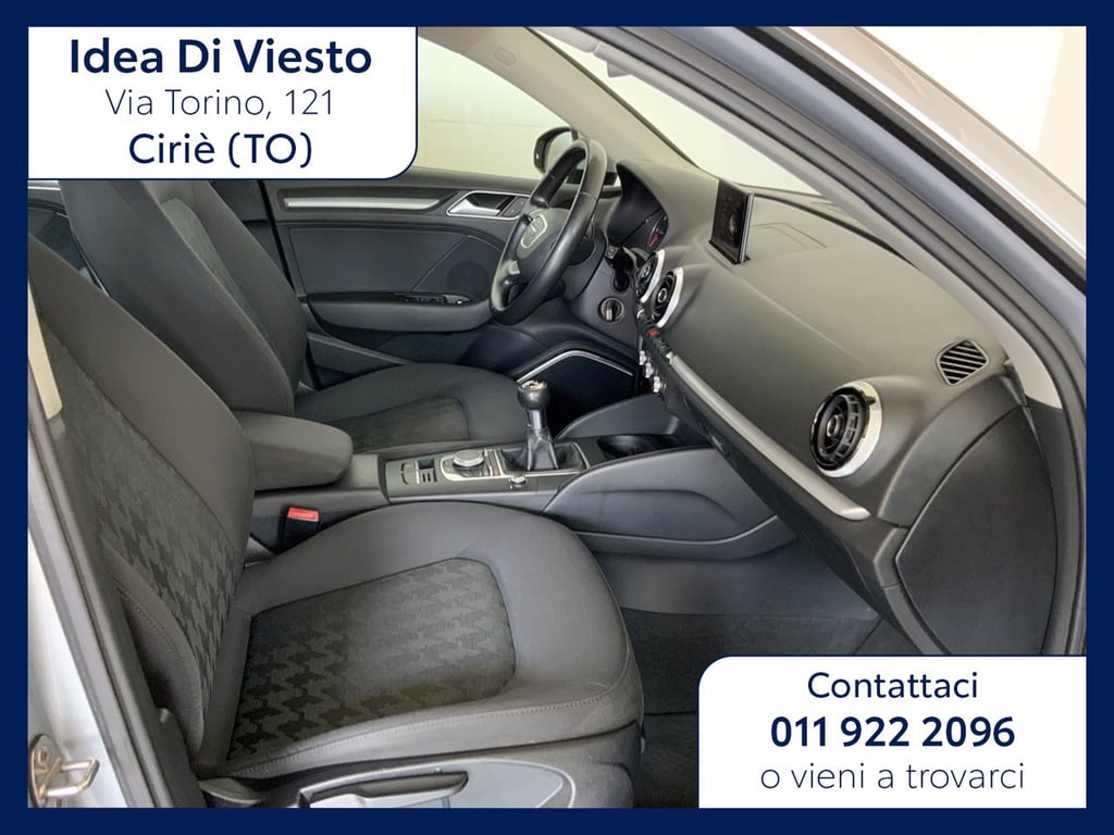 AUDI A3 sportback 1.6 tdi business 110cv e6