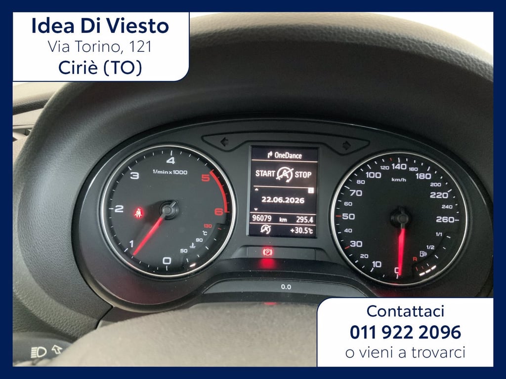 AUDI A3 sportback 1.6 tdi business 110cv e6