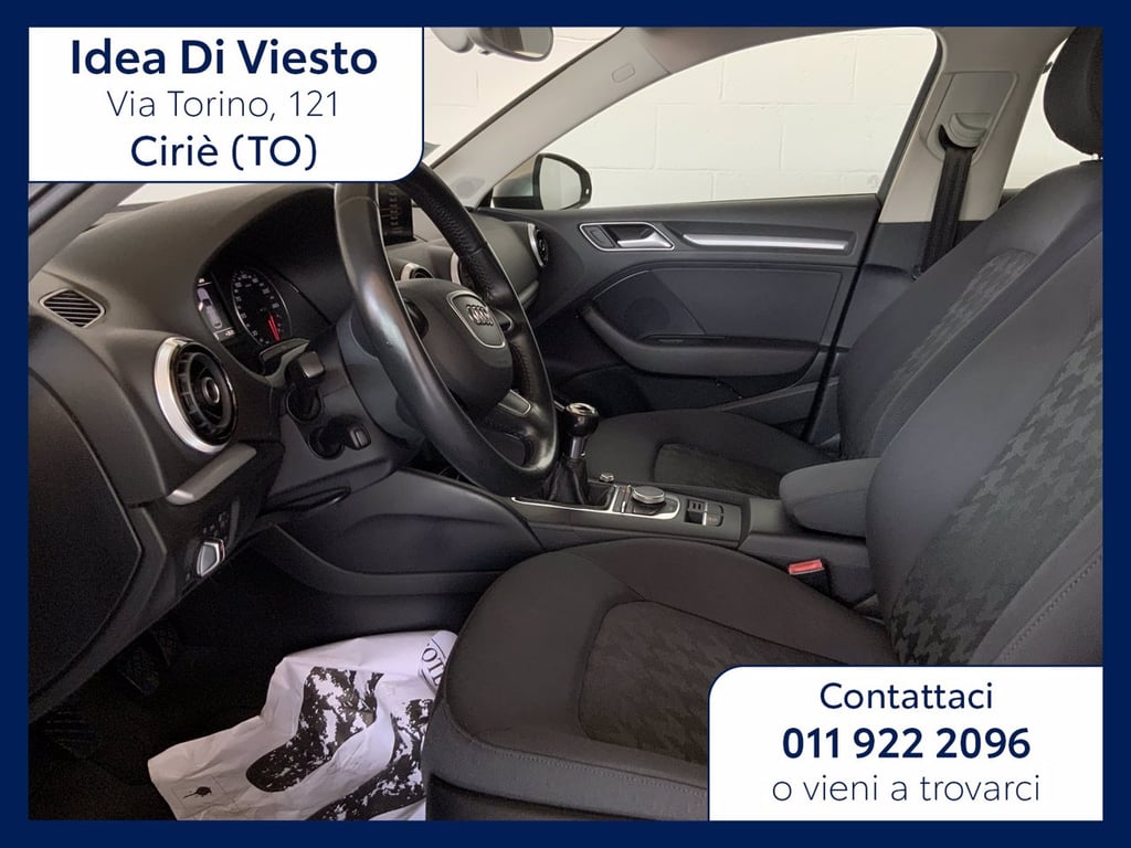 AUDI A3 sportback 1.6 tdi business 110cv e6