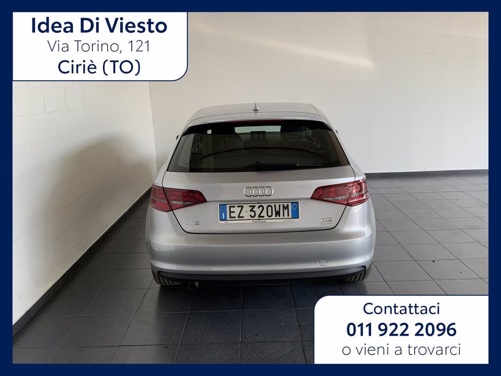 AUDI A3 sportback 1.6 tdi business 110cv e6