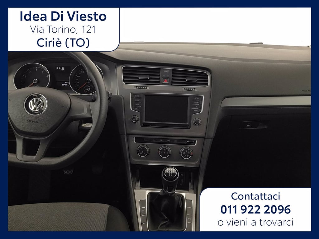 VOLKSWAGEN Golf 5p 1.2 tsi trendline 85cv e6