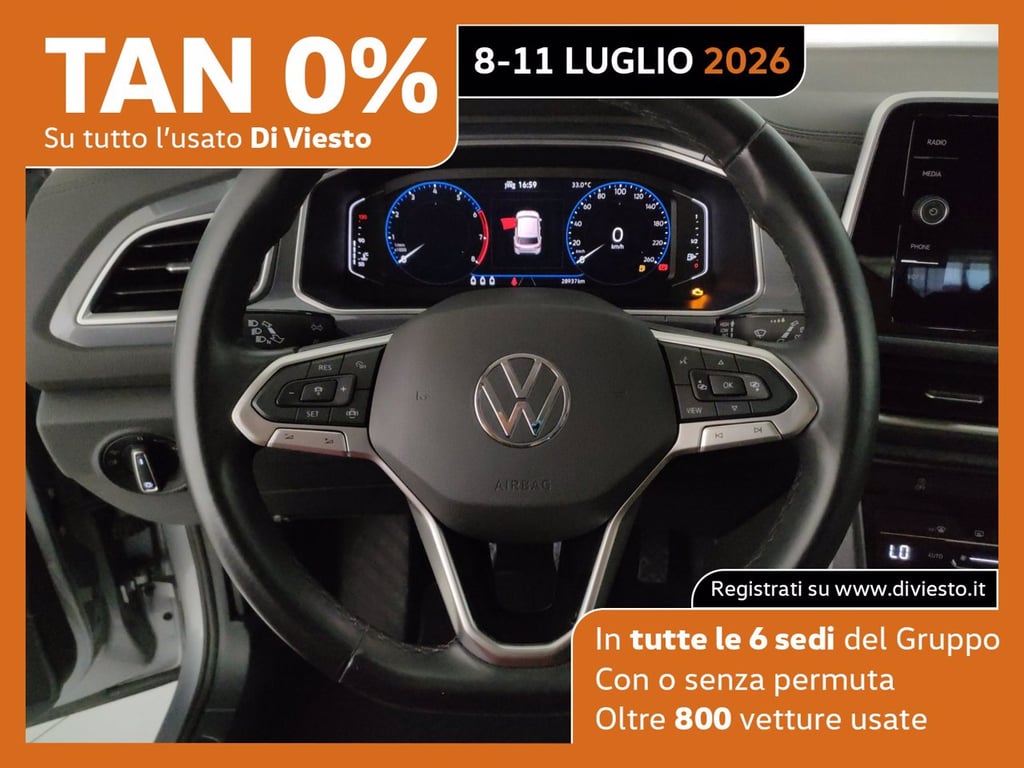 VOLKSWAGEN T-roc 1.0 tsi style 110cv