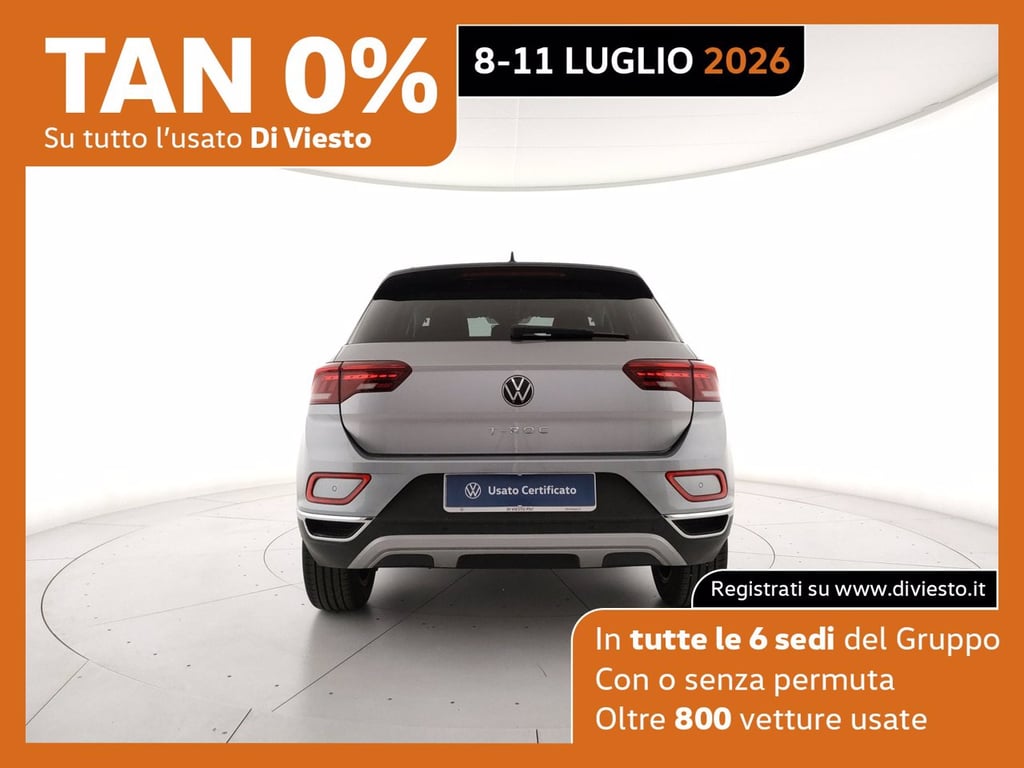 VOLKSWAGEN T-roc 1.0 tsi style 110cv