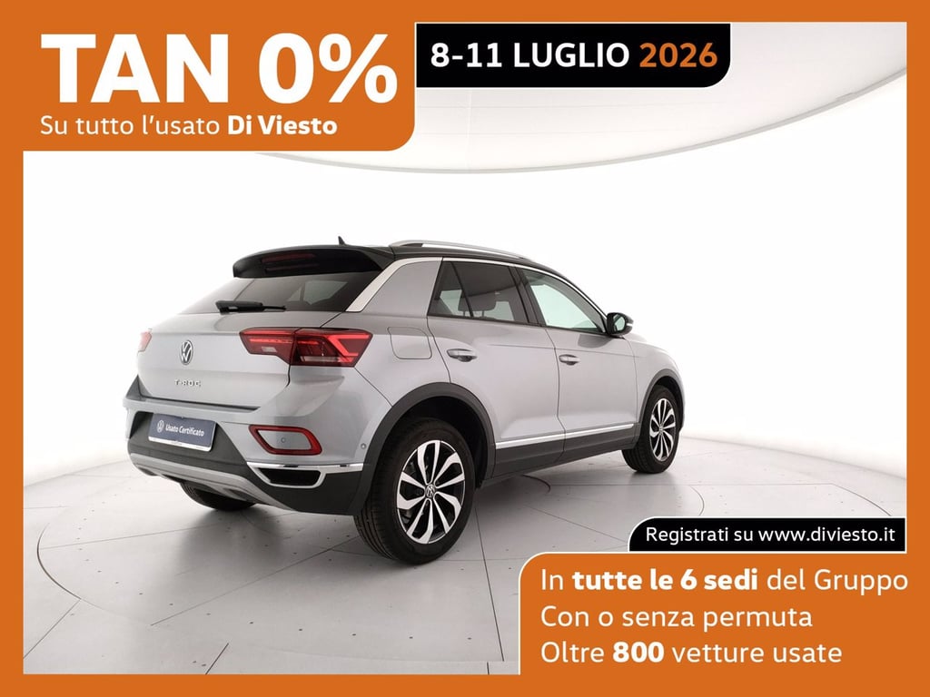 VOLKSWAGEN T-roc 1.0 tsi style 110cv
