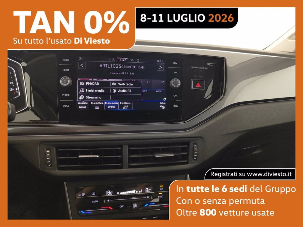 VOLKSWAGEN Polo 1.0 tsi style 95cv dsg