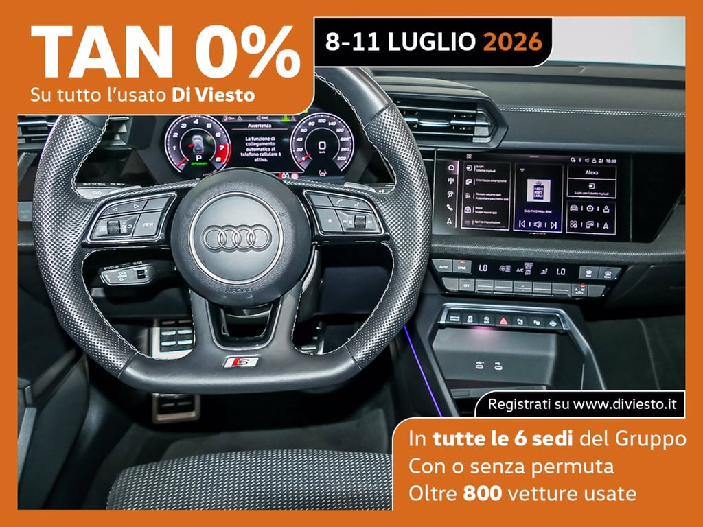 AUDI S3 sportback 2.0 tfsi quattro s-tronic