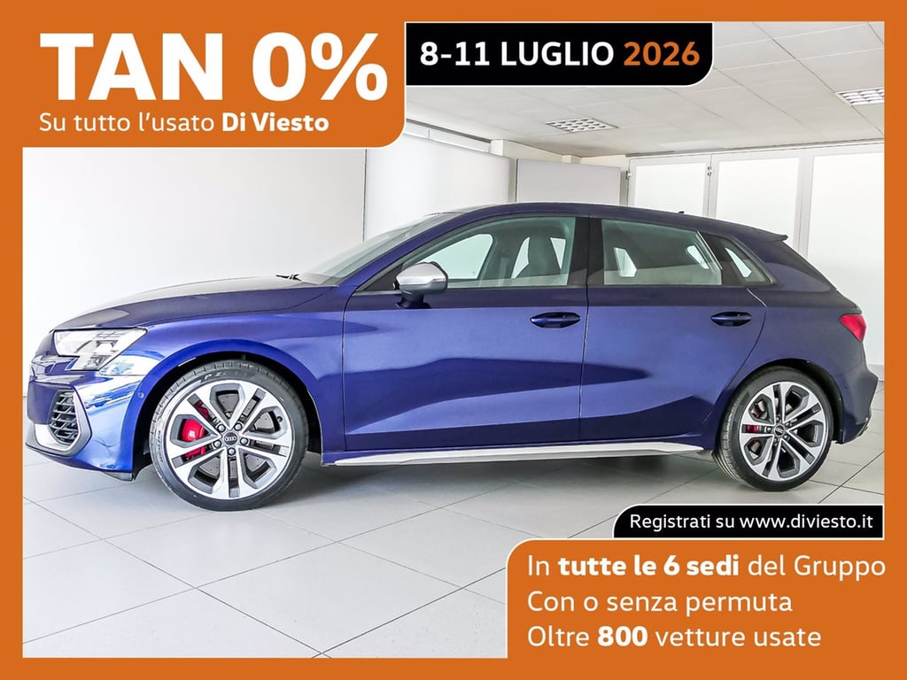 AUDI S3 sportback 2.0 tfsi quattro s-tronic