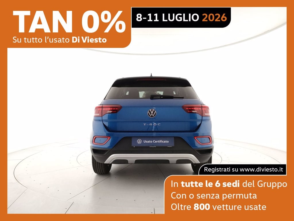 VOLKSWAGEN T-roc 1.0 tsi life 110cv