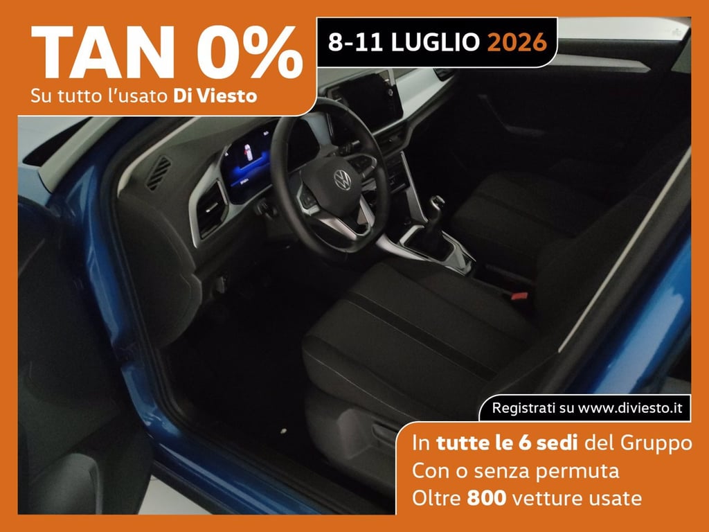 VOLKSWAGEN T-roc 1.0 tsi life 110cv
