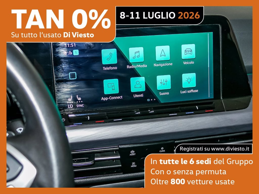 VOLKSWAGEN Golf 1.5 etsi evo style 150cv dsg