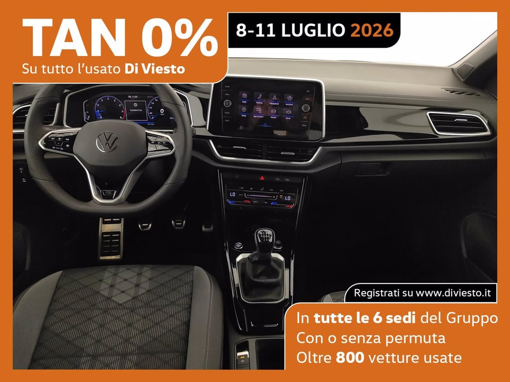 VOLKSWAGEN T-roc 1.0 tsi r-line 110cv