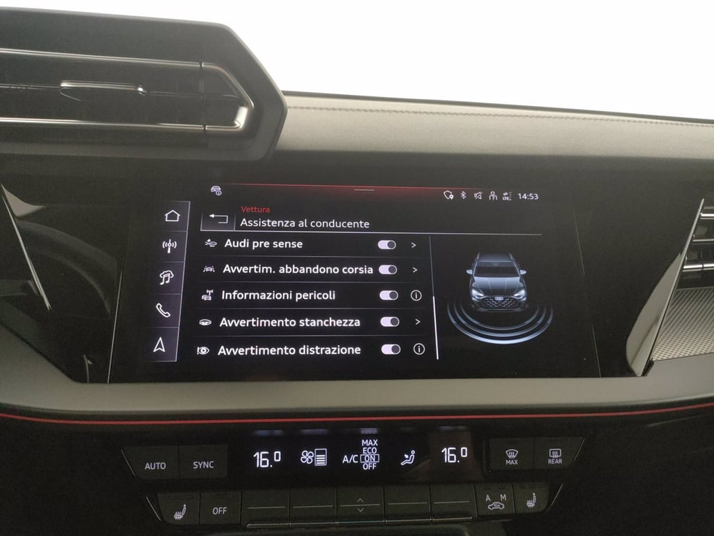 AUDI A3 sportback 2.0 tdi s line edition 150cv s-tronic