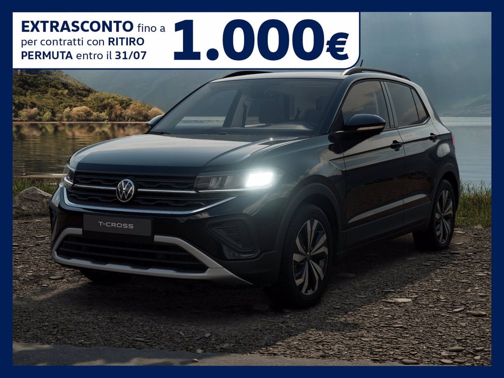 VOLKSWAGEN T-cross 1.0 tsi edition plus 115cv dsg
