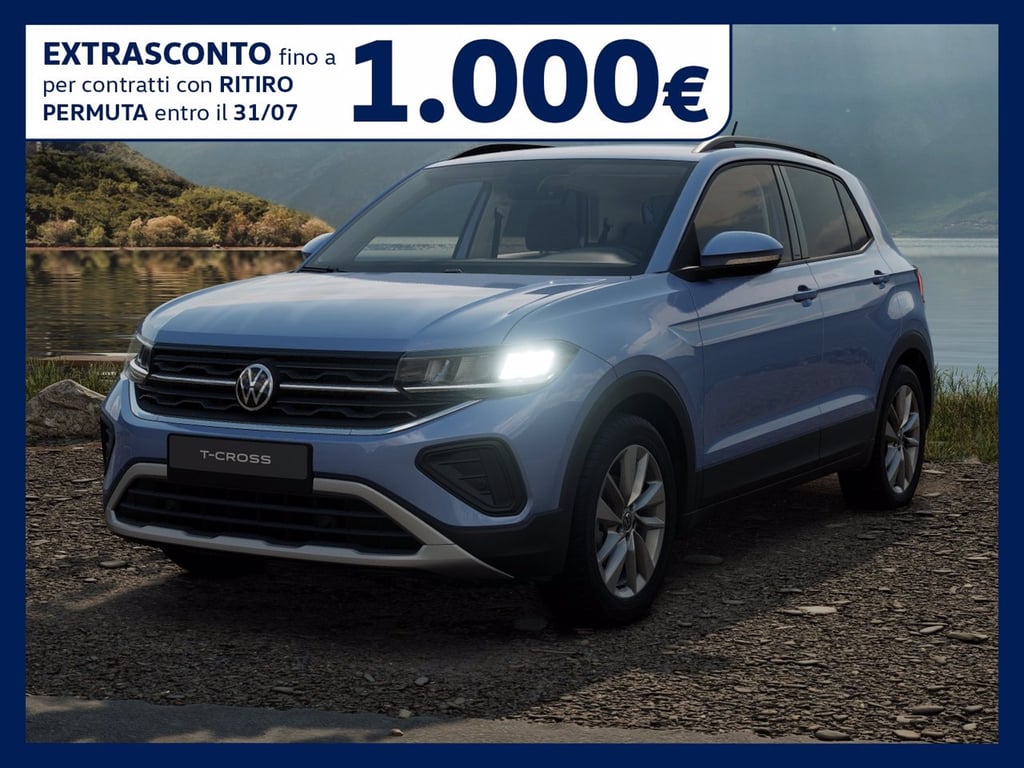VOLKSWAGEN T-cross 1.0 tsi edition plus 115cv dsg