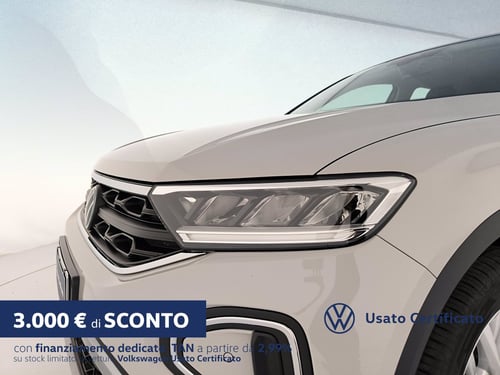 VOLKSWAGEN T-roc 1.0 tsi life 110cv