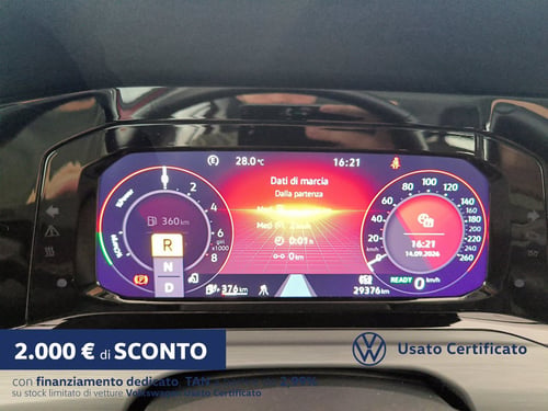 VOLKSWAGEN Golf 1.4 tsi ehybrid style 204cv dsg