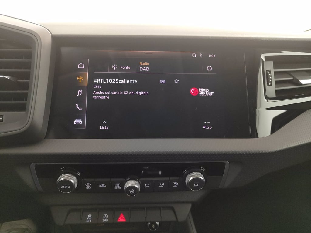 AUDI A1 sportback 25 1.0 tfsi admired my20