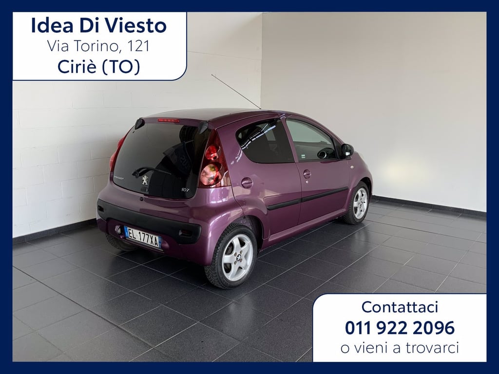 PEUGEOT 107 5 porte 1.0 12v urban move