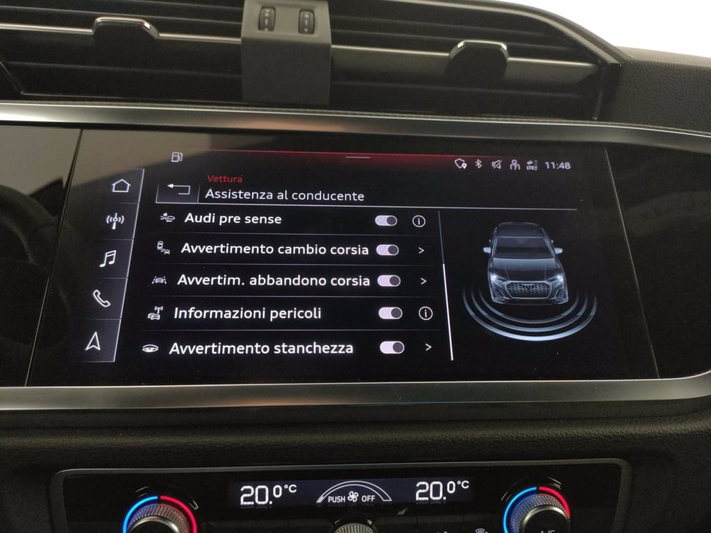 AUDI Q3 sportback 35 2.0 tdi identity black s-tronic