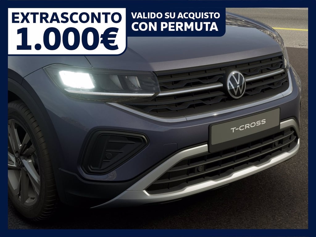 VOLKSWAGEN T-cross 1.0 tsi edition plus 115cv dsg