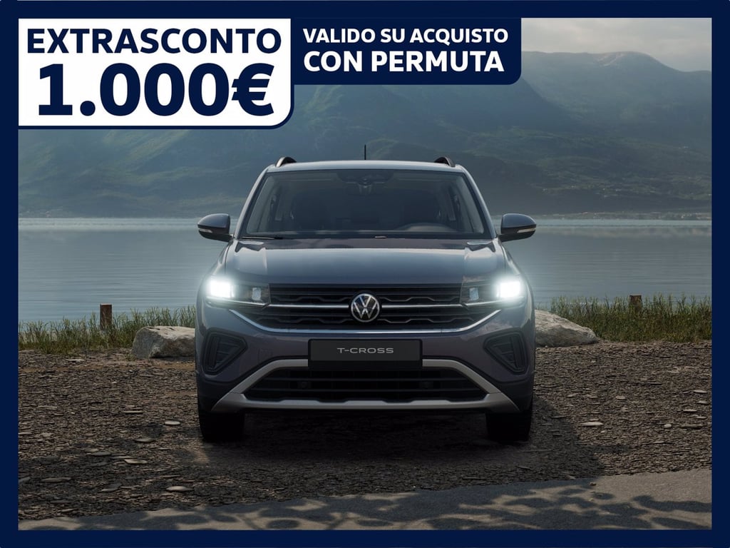 VOLKSWAGEN T-cross 1.0 tsi edition plus 115cv dsg