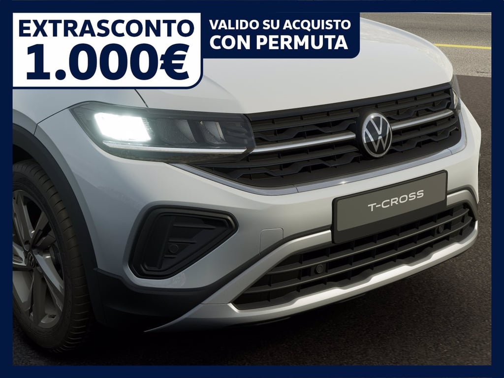VOLKSWAGEN T-cross 1.0 tsi edition plus 115cv dsg