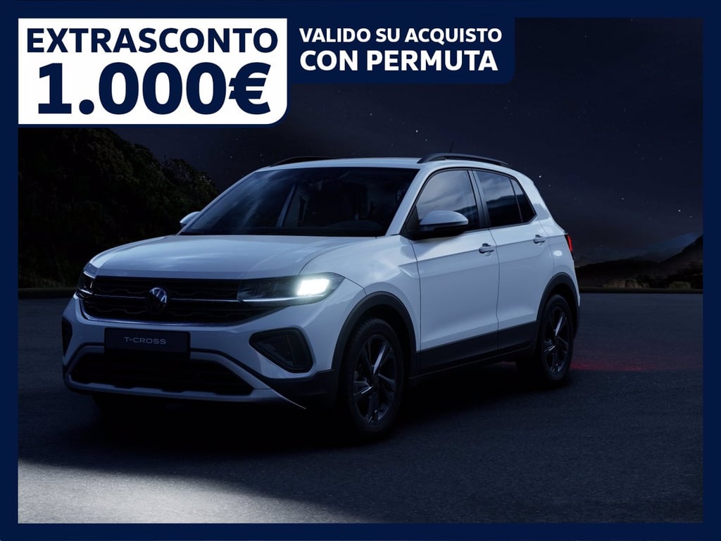 VOLKSWAGEN T-cross 1.0 tsi edition plus 115cv dsg
