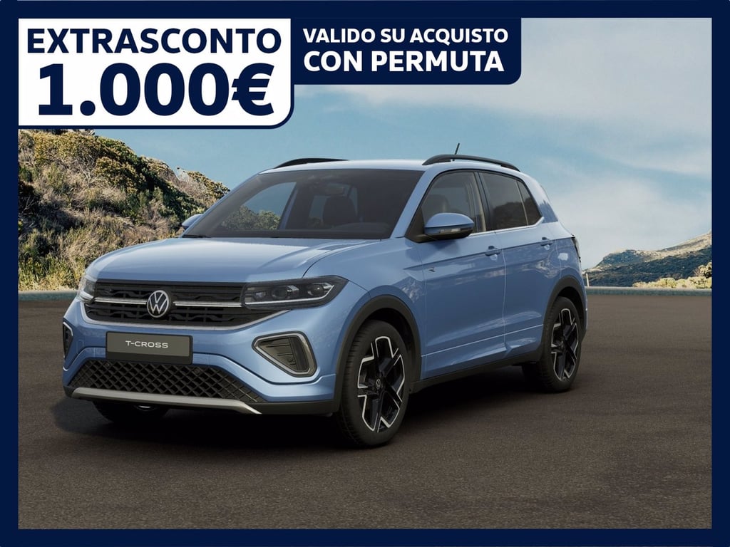 VOLKSWAGEN T-cross 1.0 tsi r-line plus 115cv dsg