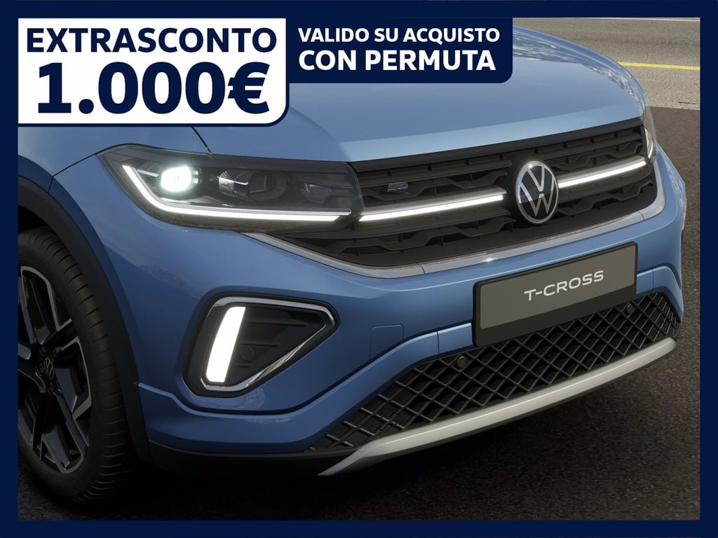 VOLKSWAGEN T-cross 1.0 tsi r-line plus 115cv dsg