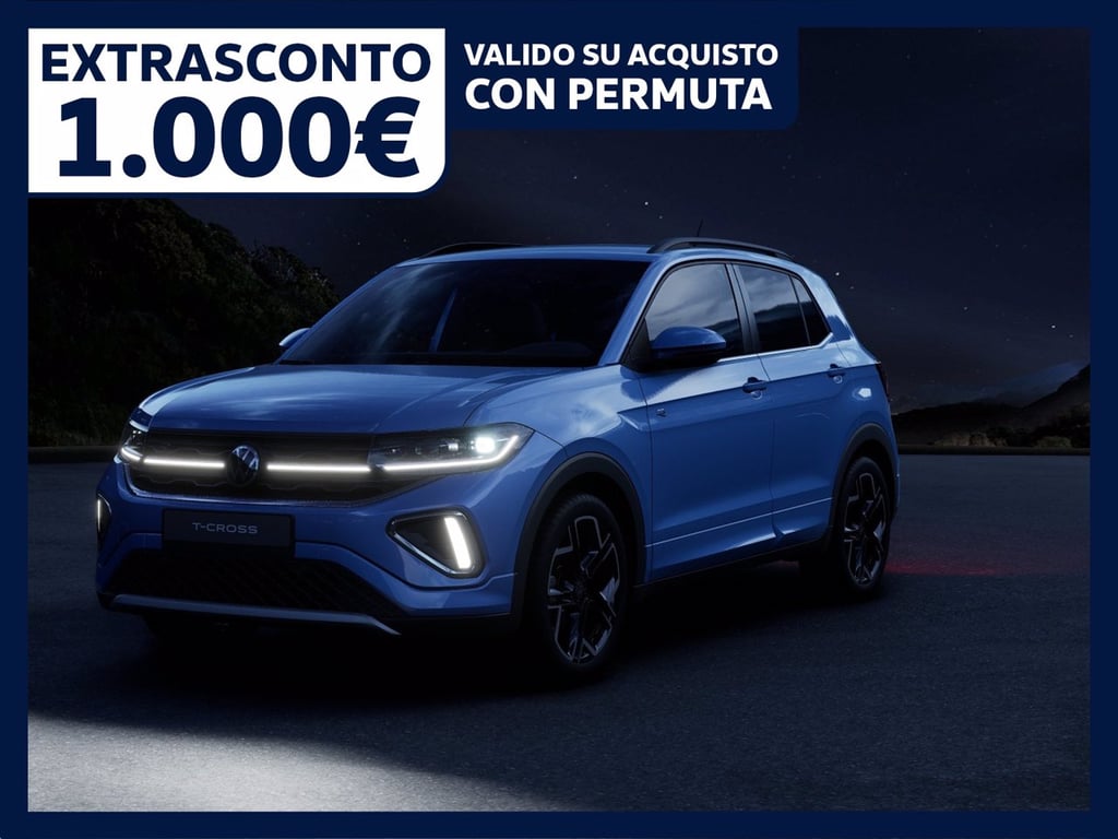 VOLKSWAGEN T-cross 1.0 tsi r-line plus 115cv dsg