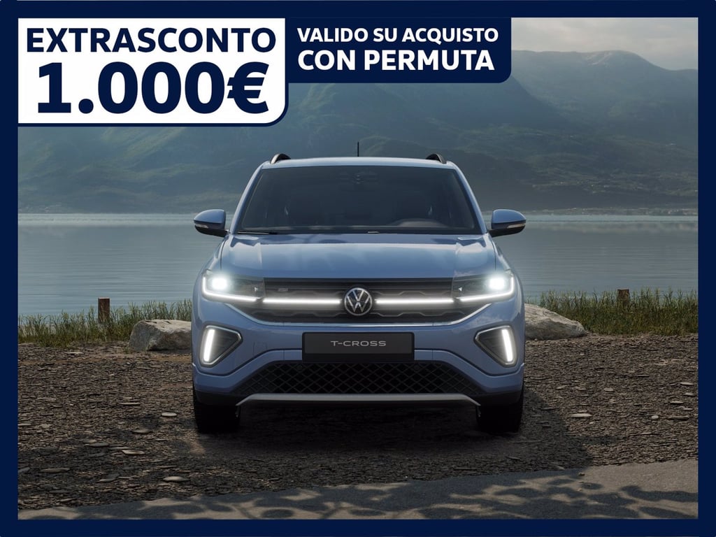 VOLKSWAGEN T-cross 1.0 tsi r-line plus 115cv dsg