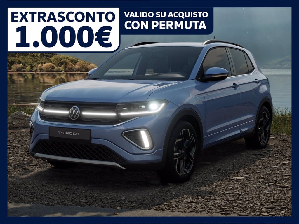 VOLKSWAGEN T-cross 1.0 tsi r-line plus 115cv dsg