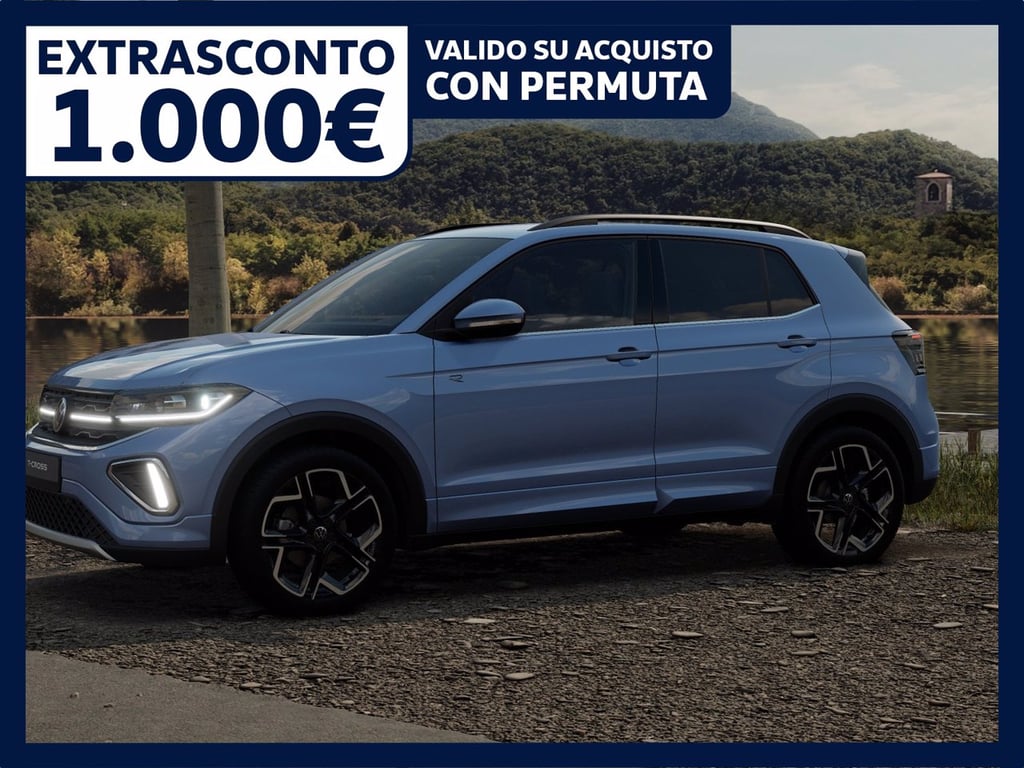 VOLKSWAGEN T-cross 1.0 tsi r-line plus 115cv dsg