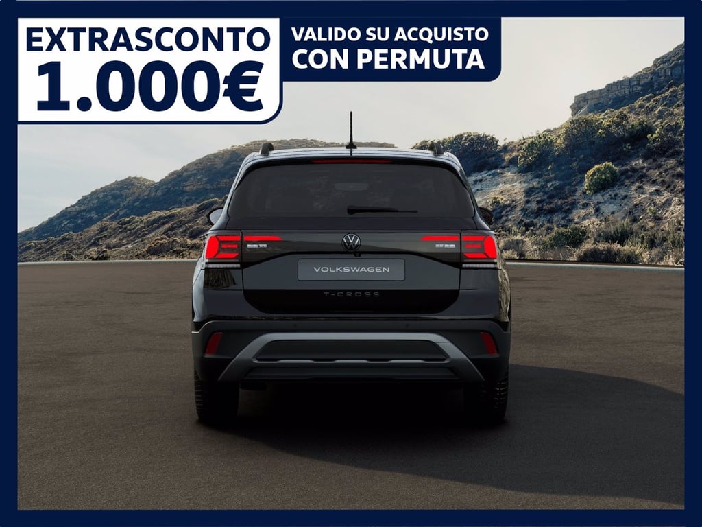 VOLKSWAGEN T-cross 1.0 tsi edition plus 95cv