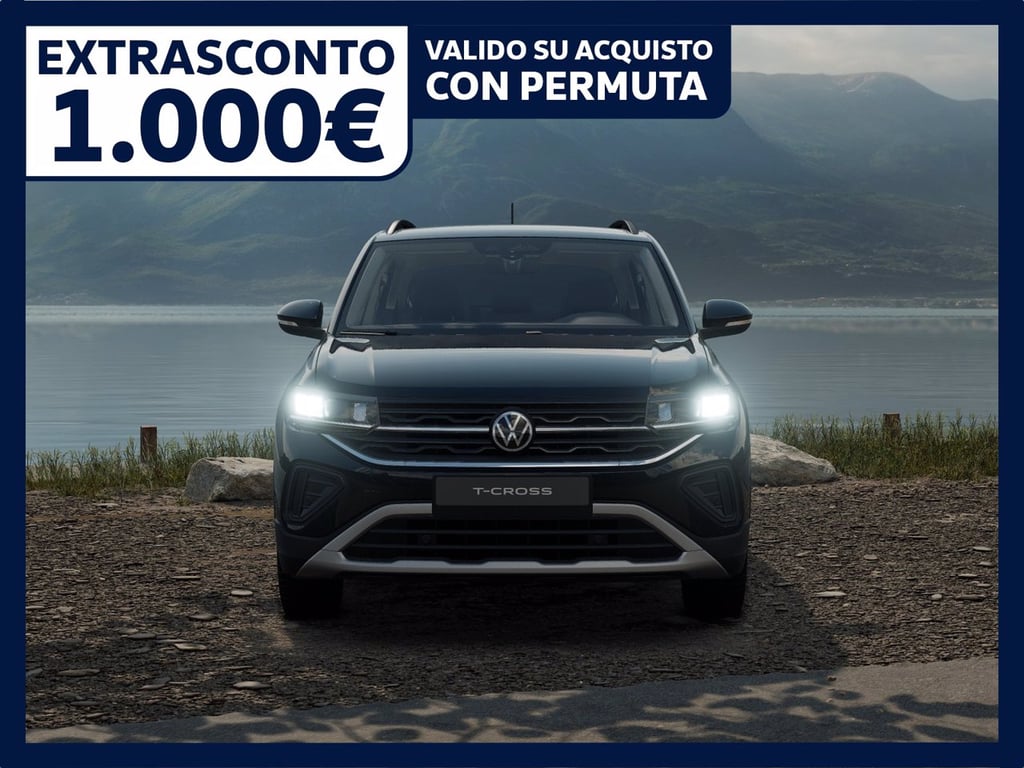 VOLKSWAGEN T-cross 1.0 tsi edition plus 95cv