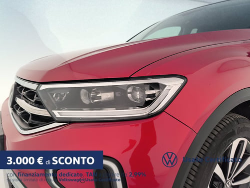 VOLKSWAGEN T-roc 1.0 tsi style 110cv